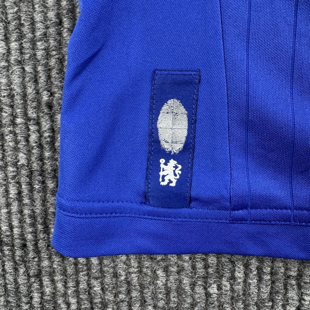 Chelsea FC Jersey Womens Small Blue Soccer Yokohama Tyres Adidas Wipro - Picture 6 of 11